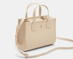 Tommy Hilfiger City Small Tote Bag - White Clay