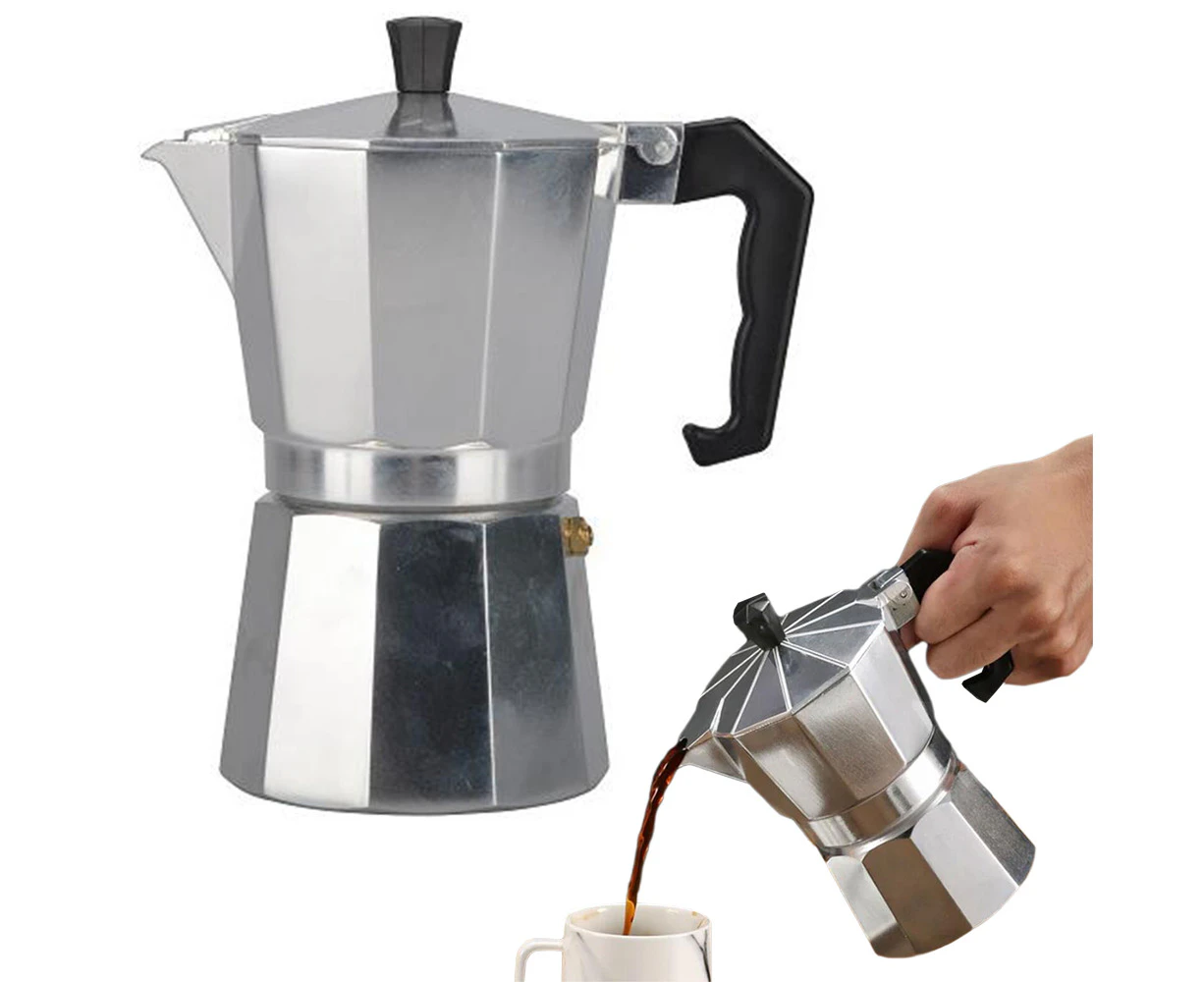 Coffee Maker Moka Percolator Stove Top Espresso Latte Stainless Pot