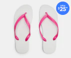 Havaianas Unisex Traditional Thongs - Pink Flux