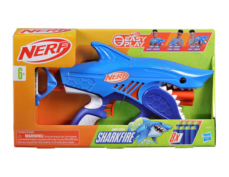 NERF Wild Sharkfire Blaster Toy