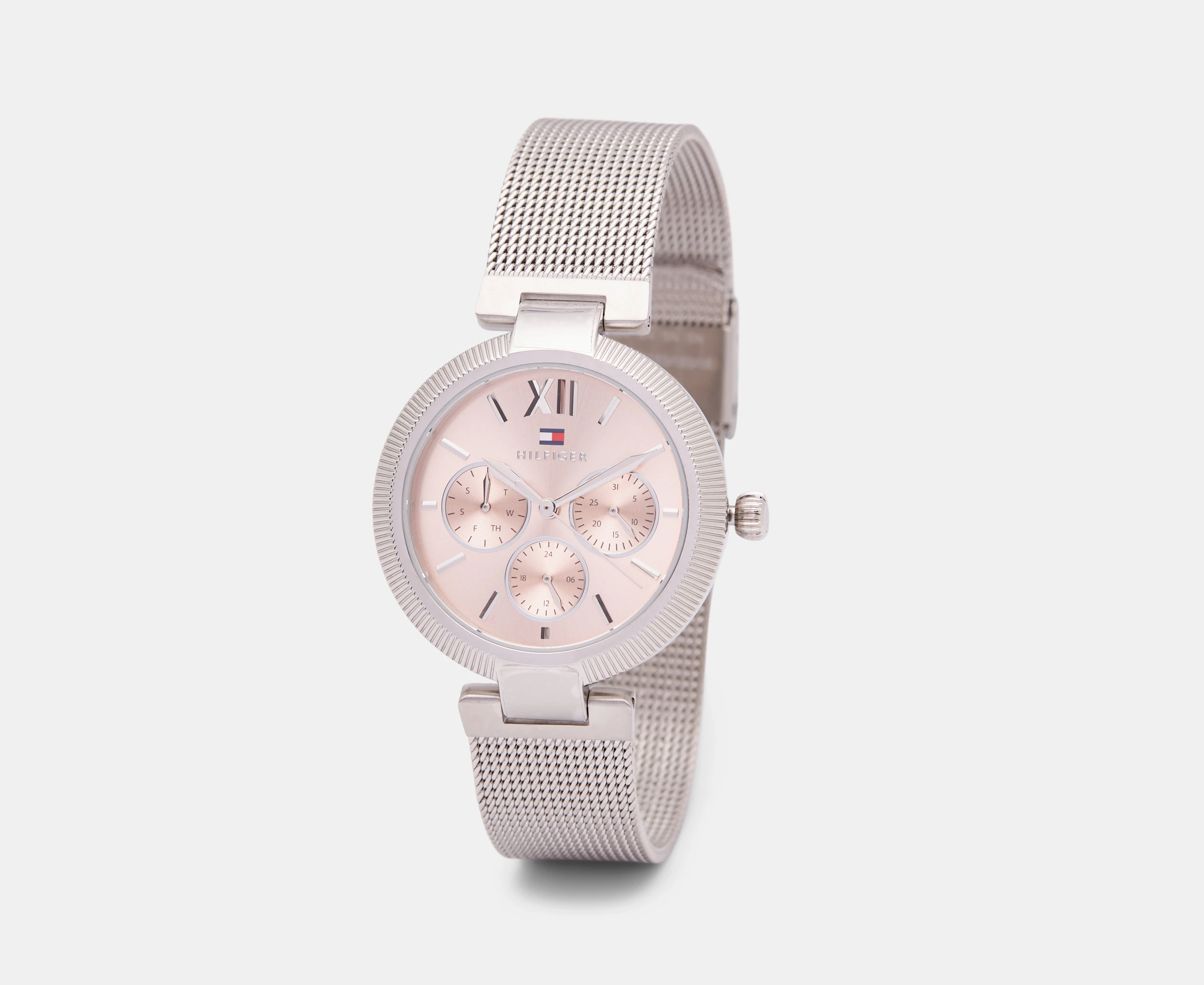 Tommy Hilfiger Women's 36mm Sophia Stainless Steel Watch - Silver/Pink