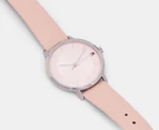 Tommy Hilfiger Women's 34mm Pippa Leather Watch - Blush/Silver