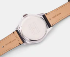 Tommy Hilfiger Men's 45mm Macy's Essential Leather Watch - Black/Silver