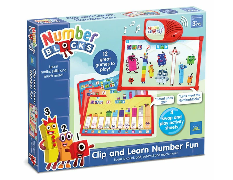 Numberblocks Clip & Learn Number Fun Toy