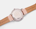 Tommy Hilfiger Women's 34mm Pippa Leather Watch - Blush/Silver