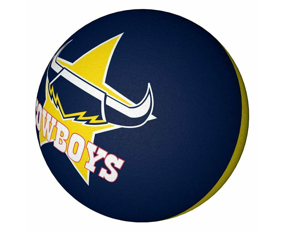 NRL Rubber High Bounce Hand Ball - North Queensland Cowboys - Single - 6cm