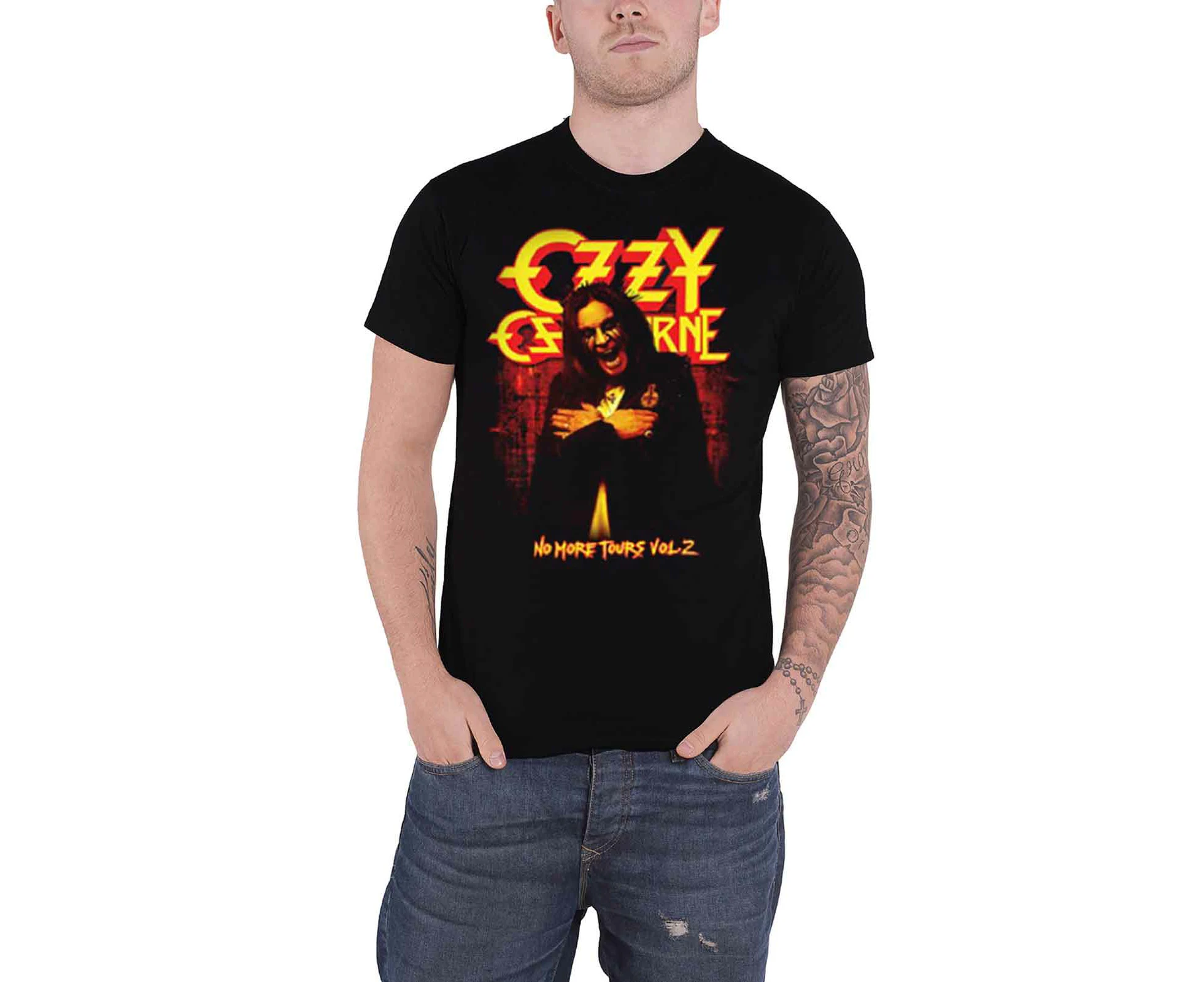 Ozzy Osbourne T Shirt No More Tours Vol 2 2019 Logo  Official Mens