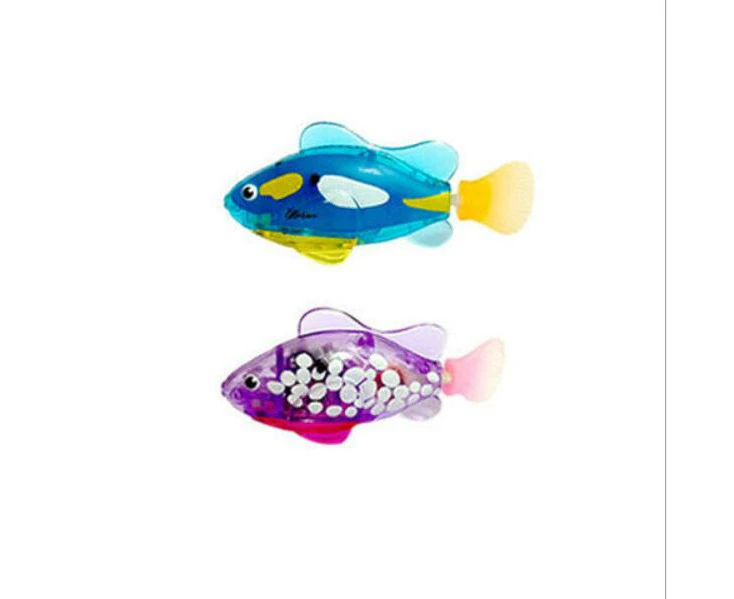 2PCS Interactive Robot Swimming Fish Toys for Cat,Best Cat Toy for Indoor Cats,Best Kitty Playground,Moving Fishing