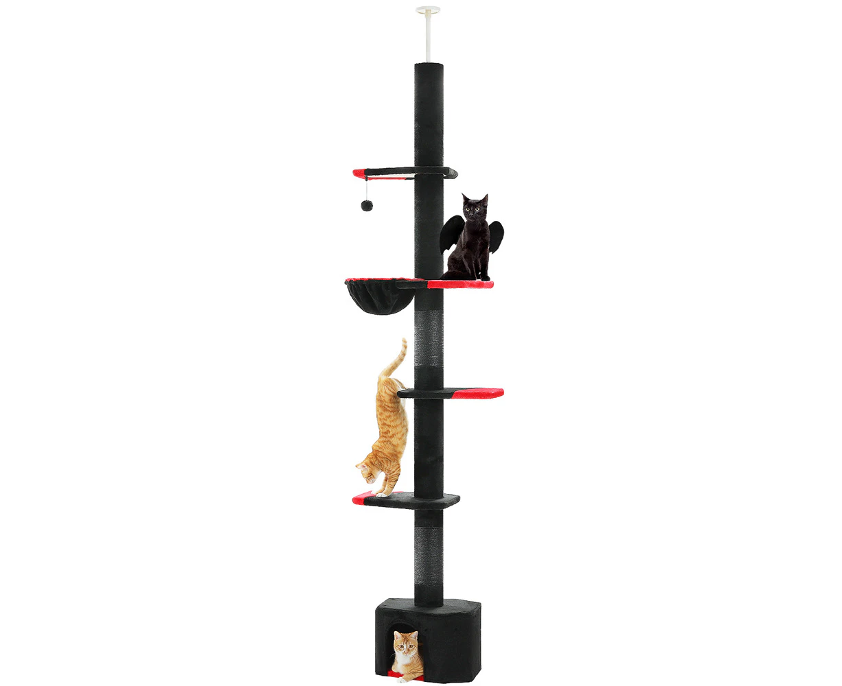 PAWZ Road Gothic Cat Tree Tower Floor to Ceiling Cat Scratching Post Scratcher