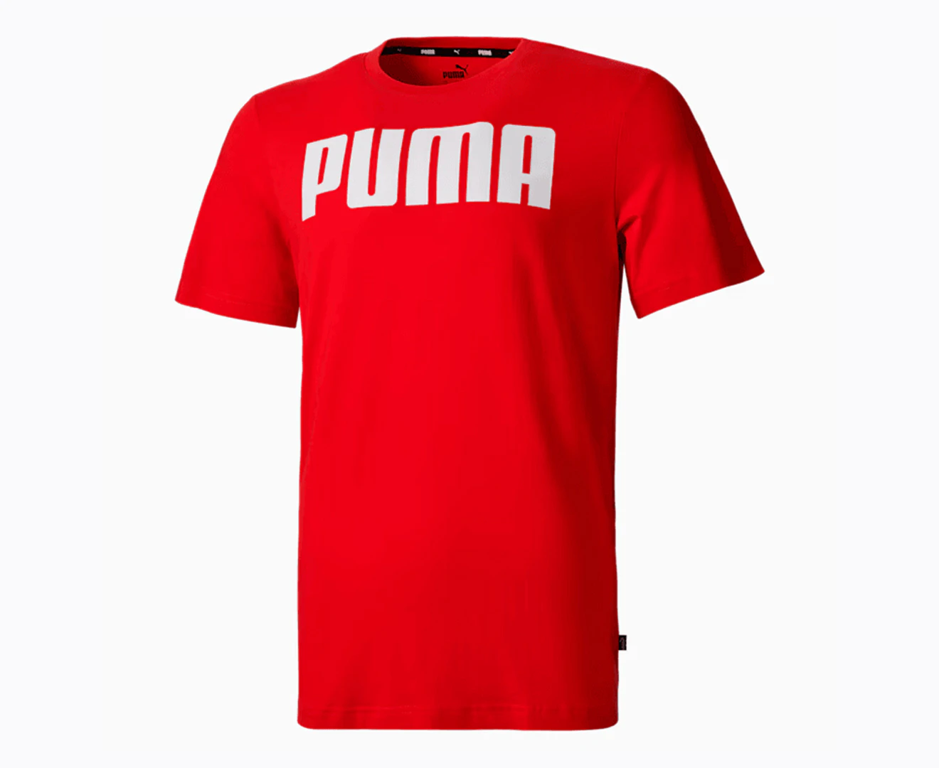 Puma Men's Essentials Tee / T-Shirt / Tshirt - High Risk Red