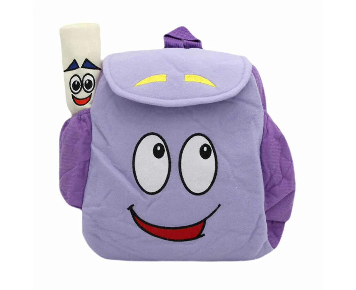 Dora Explorer Backpack Rescue Bag With Map Toys Purple Kids Girl Boys Gift Canvas style