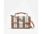 Target Canvas Stripe Crossbody Bag