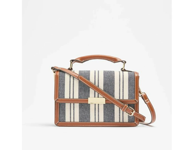 Target Canvas Stripe Crossbody Bag