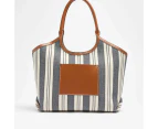 Target Canvas Stripe Tote Bag