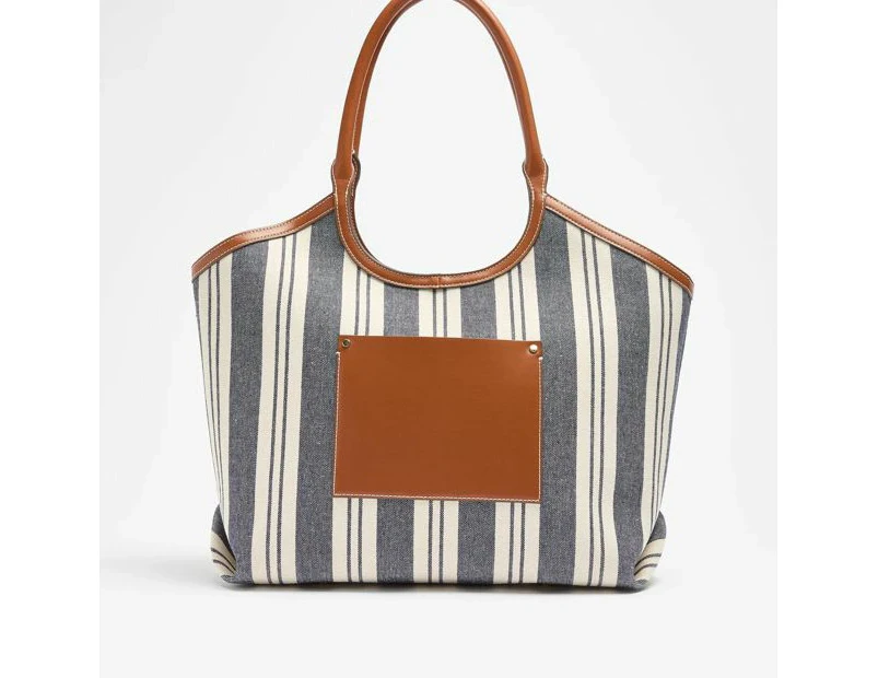 Target Canvas Stripe Tote Bag