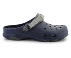 Crocs Mens Classic All Terrain Clog Breathable Slipper - Navy / Dusty Olive