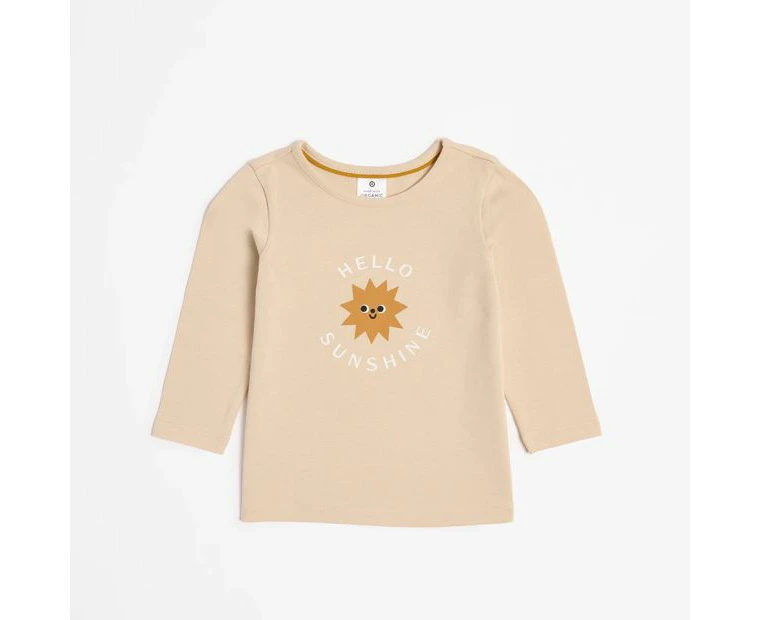 Target Baby Organic Cotton Placement Print T-shirt