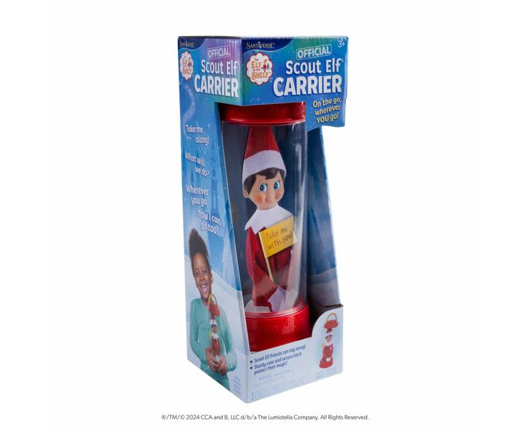 3 Piece The Elf on the Shelf: A Christmas Tradition Official Scout Elf Carrier