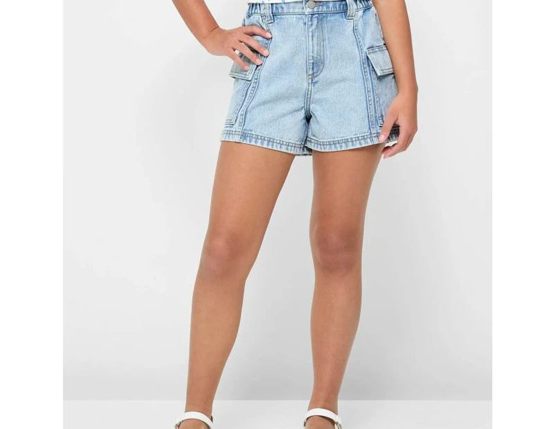 Target Cargo Denim Shorts