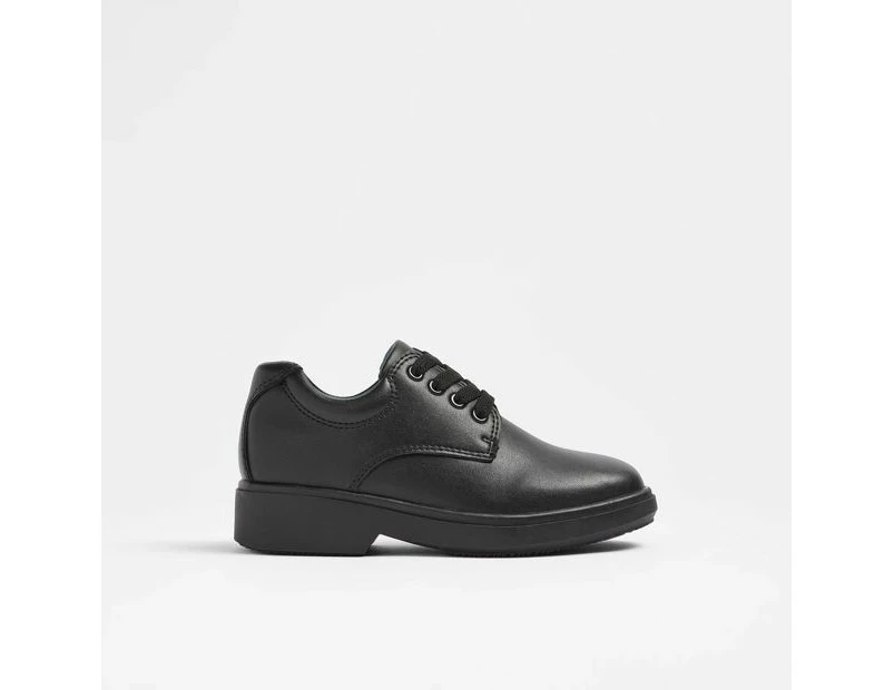 Gro-Shu Senior Leather Lace Up School Shoes