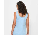 Target Scoop Neck Denim Shift Dress