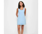 Target Scoop Neck Denim Shift Dress