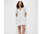 Target Embroidered Tiered Mini Dress