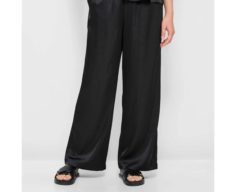 Elasticated Satin Pants - Preview