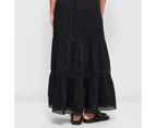 Tiered Maxi Skirt - Lily Loves