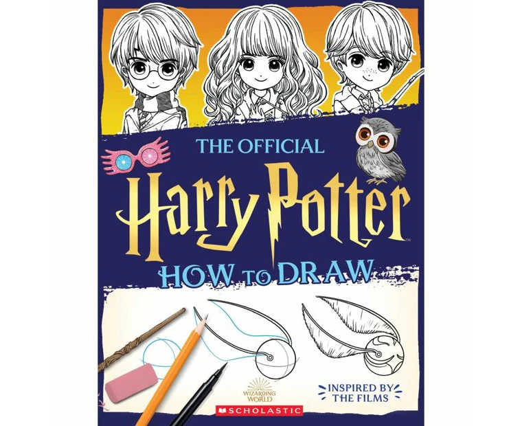 The Official Harry Potter: How to Draw by Isa Gouache - Book