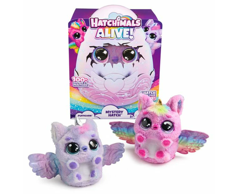 Hatchimals Alive Mystery Hatch Pufficorn - Assorted*