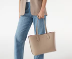 Kate Spade Bleecker Saffiano Leather Large Tote Bag - Timeless Taupe