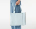 Tony Bianco Lana Structured Tote Bag - Blue Blush