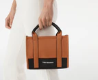 Tony Bianco Liliana Structured Tote Bag - Saddle/Midnight