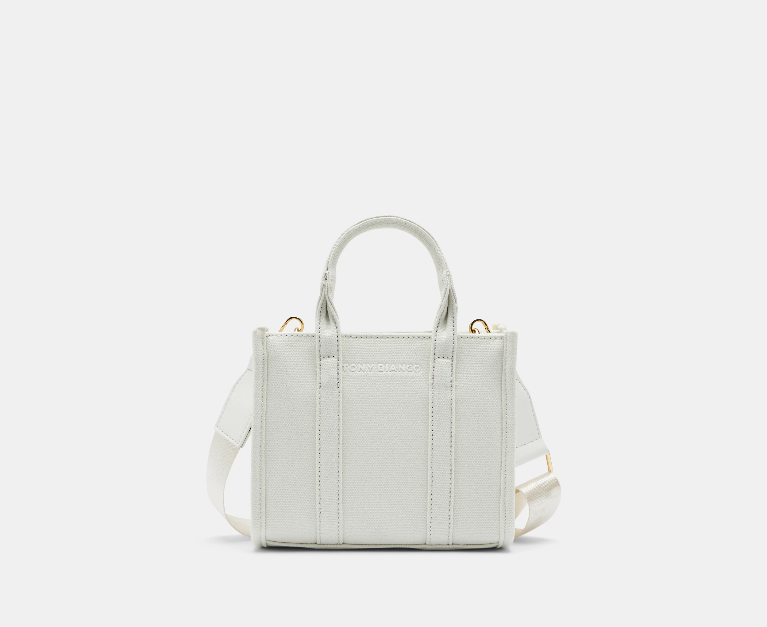 Tony Bianco Lina Mini Tote Bag - Coconut Cream