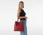 Tony Bianco Sally Soft Tote Bag - Cherry