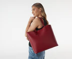 Tony Bianco Sally Soft Tote Bag - Cherry