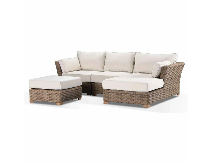 Coco Lounge - Package A - Modular Outdoor Chaise Lounge - Outdoor Lounges - Brushed Wheat