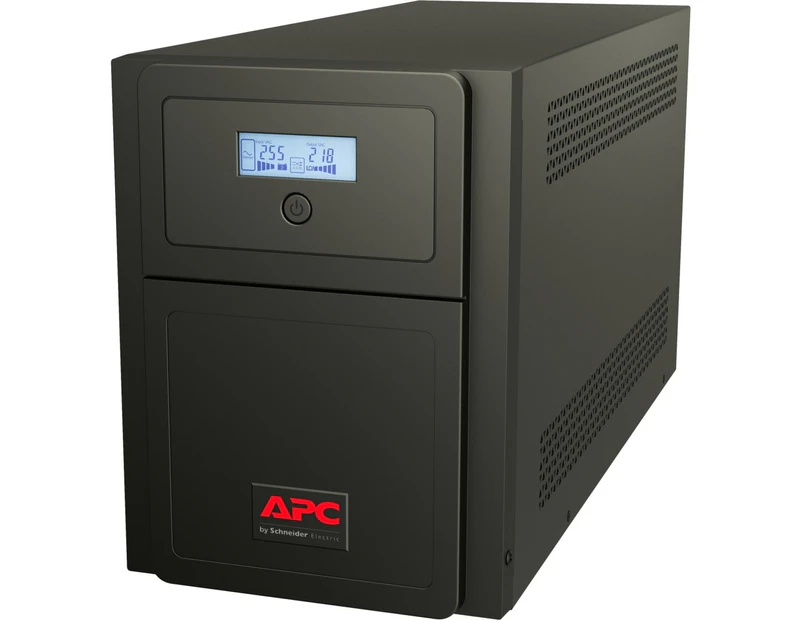 APC Easy UPS 3000VA/2100W Line Interactive UPS, Tower, 230V/16A Input, 6x IEC C13 Outlets, Lead Acid Battery, Network Slot