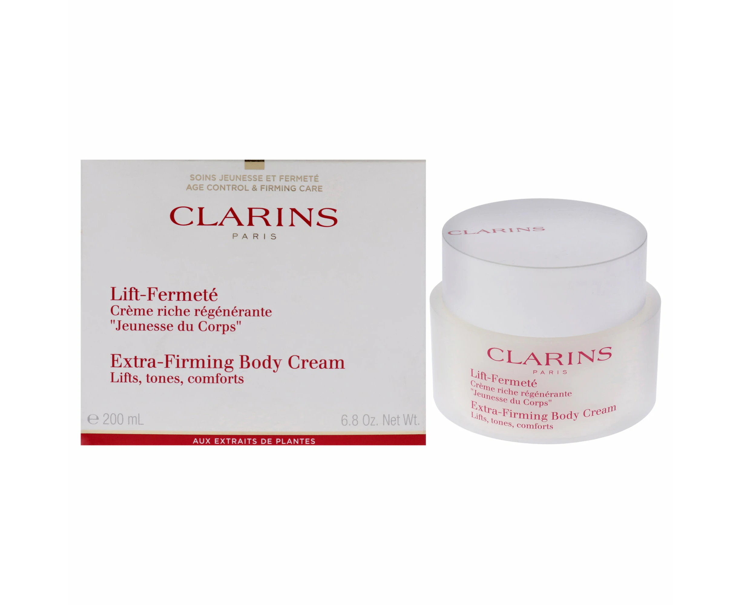 Extra Firming Body Cream - Jar by Clarins for Unisex - 6.8 oz Body Cream