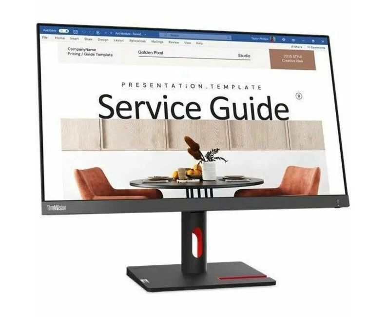 Lenovo ThinkVision S24i-30 24" Class Full HD LED Monitor - 16:9 - Storm Grey - 23.8" Viewable - In-plane Switching (IPS) Technology - WLED Backlight