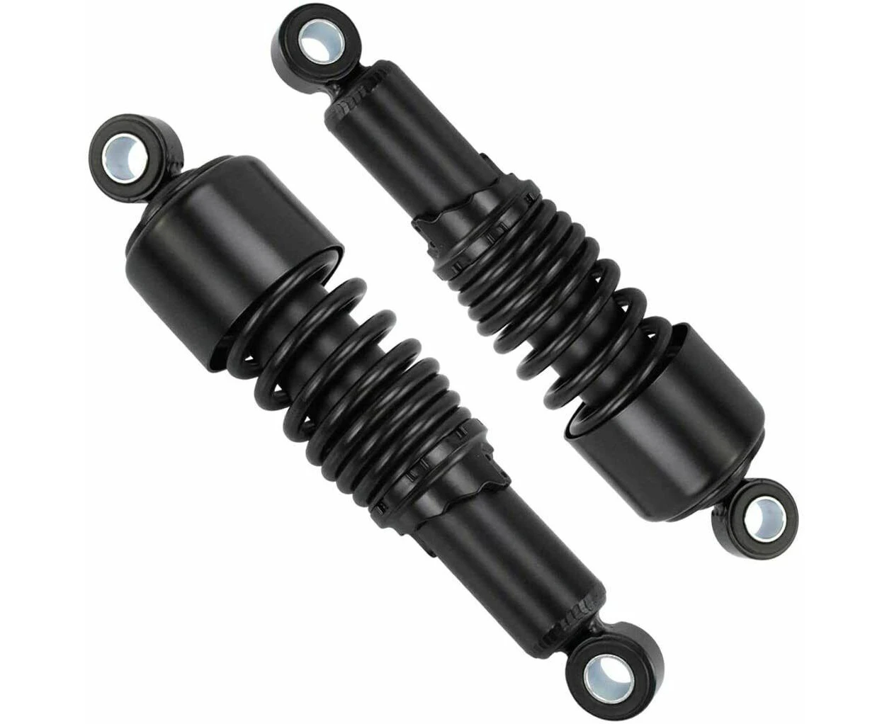 Pair 10.5'' 267mm Black Rear Shocks Fit For Harley Davidson Sportster 883 1200