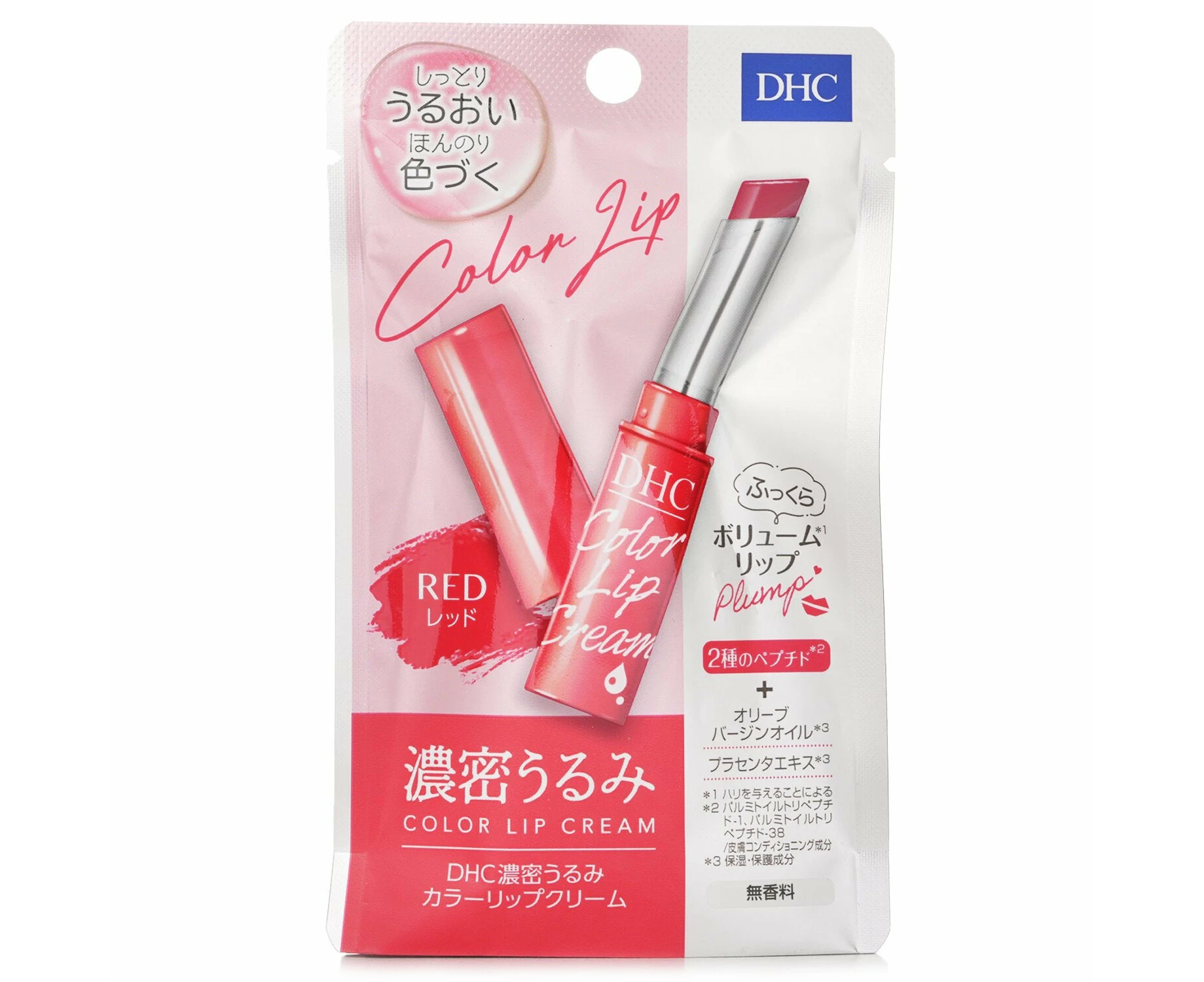 DHC Color Lip Cream - # Red  1.5g