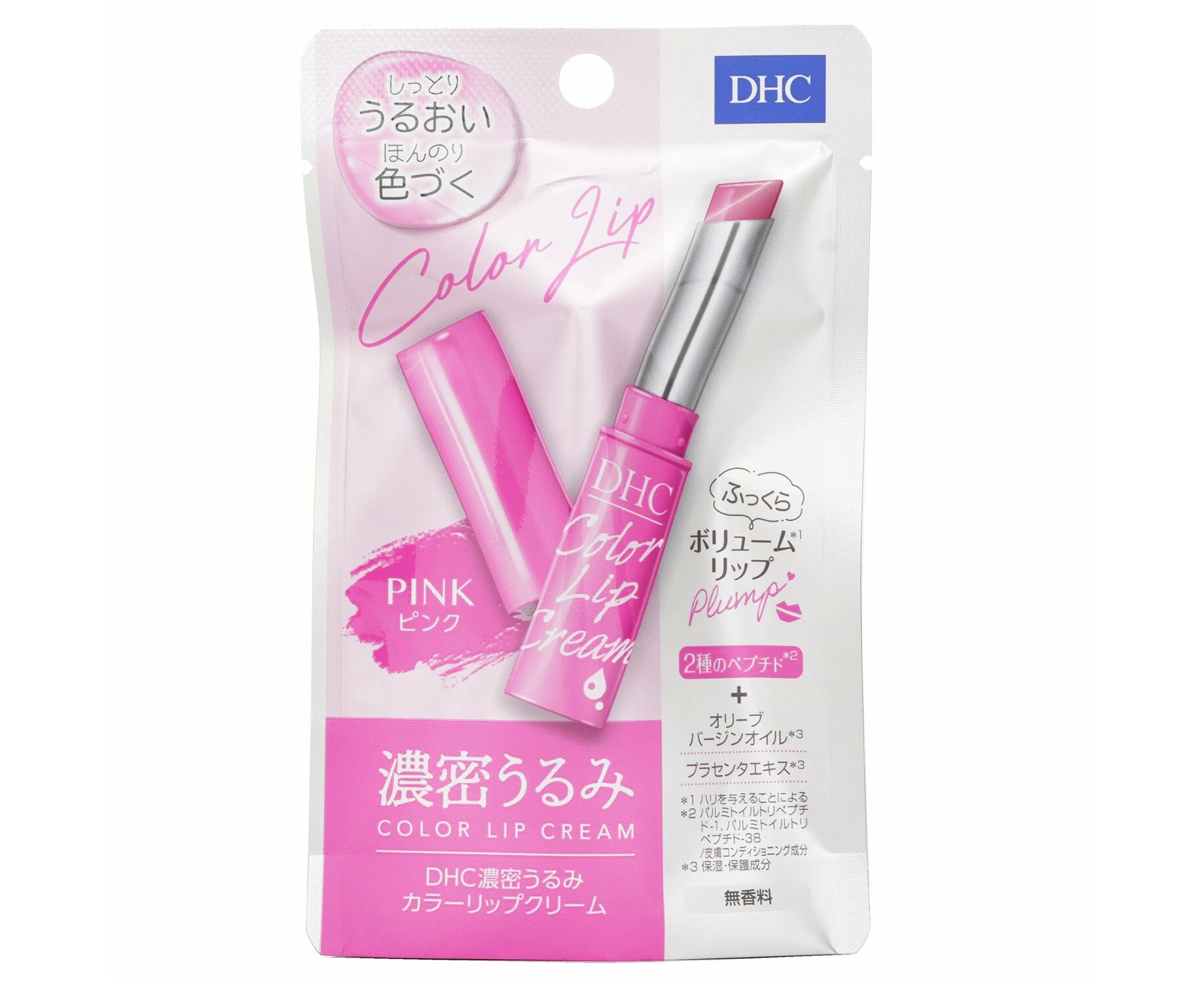 DHC Color Lip Cream - # Pink  1.5g