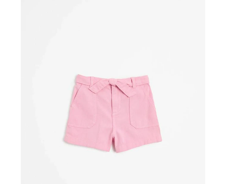 Target Denim Tie Front Shorts