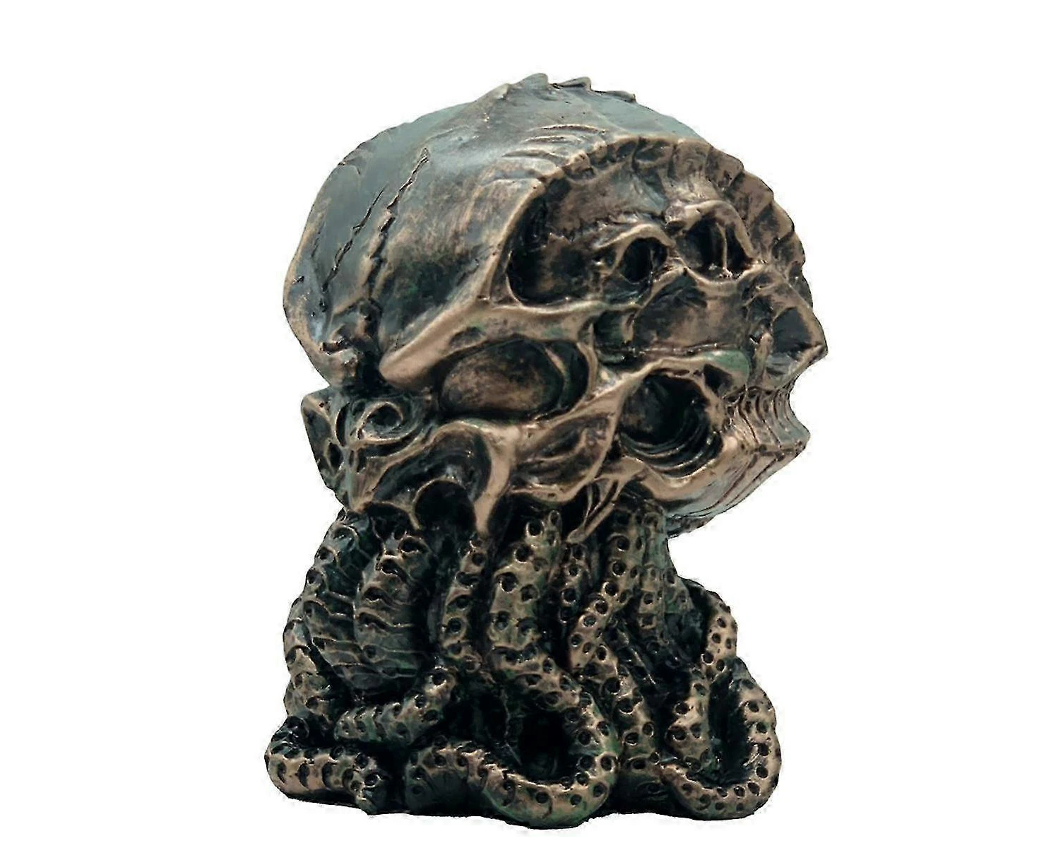 Bronze Gold Cthulhu Statue Cthulhu Skull Resin Ornament Octopus