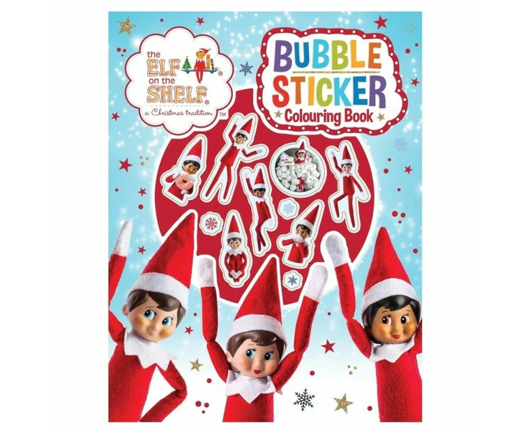 The Elf on the Shelf: A Christmas Tradition Bubble Sticker Colouring Book