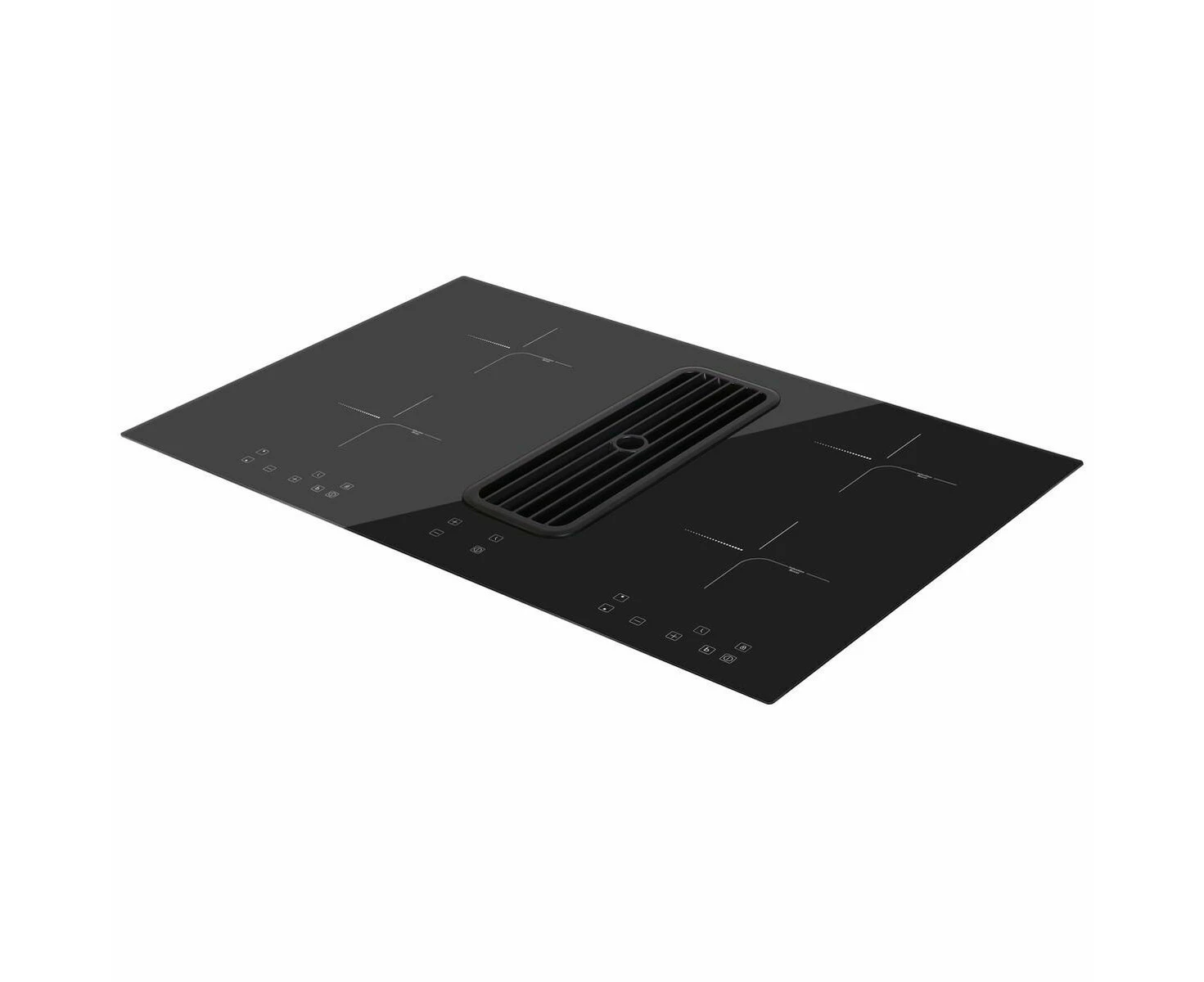 80cm Induction Cooktop with Integrated Ventilation