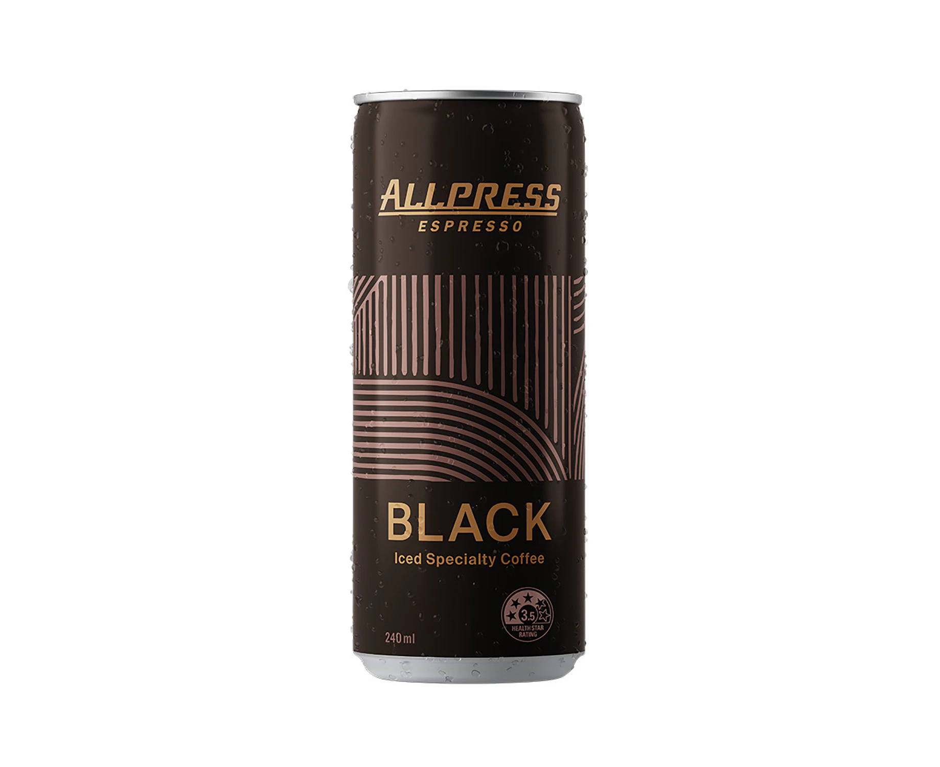 Allpress Espresso Black Speciality Iced Coffee 12 x 240mL Cans