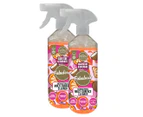 2 x Fabulosa Antibacterial Multipurpose Cleaner Spray Bondi Crush 500mL